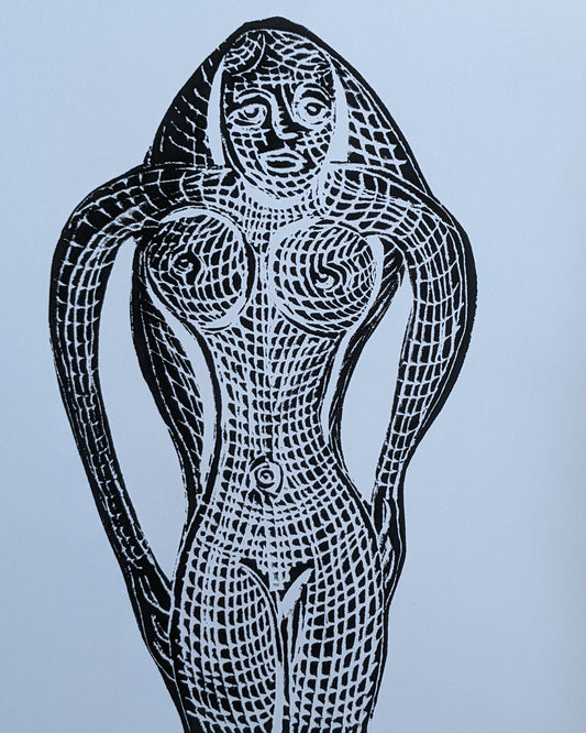 Woman, Original Print