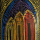 Temple - in Color, Hand-colored Original Print 1 of 1.