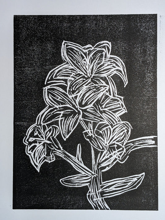 Easter Lily, Original Print