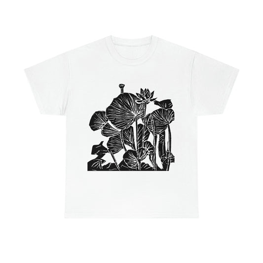 Lotus Plant Unisex Heavy Cotton Tee