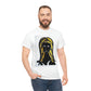 Woman with Cycladic Head Unisex Heavy Cotton Tee