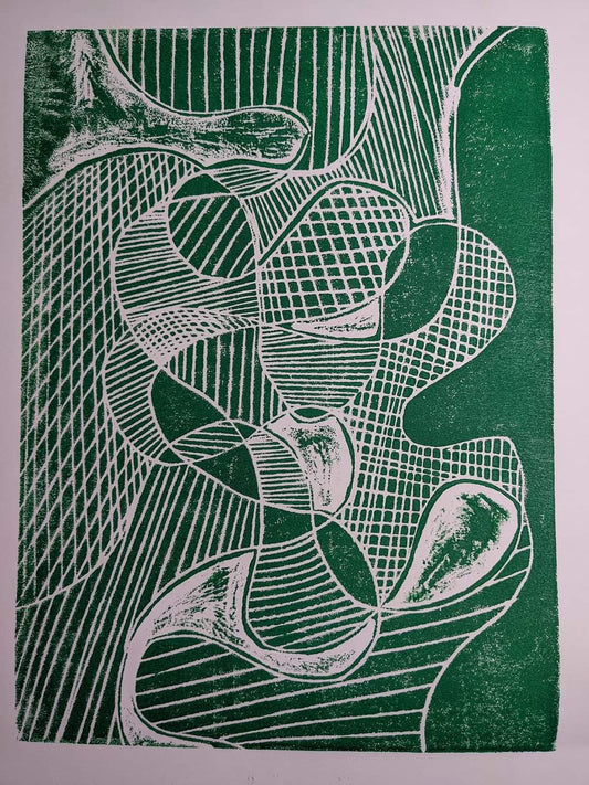 Interaction, Organic Form, Original Print