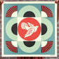 Obey Geometric Dove Set, Signed offset lithograph set (3) lithographs, each lithograph signed by Shephard Fairey