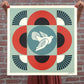 Obey Geometric Dove Set, Signed offset lithograph set (3) lithographs, each lithograph signed by Shephard Fairey